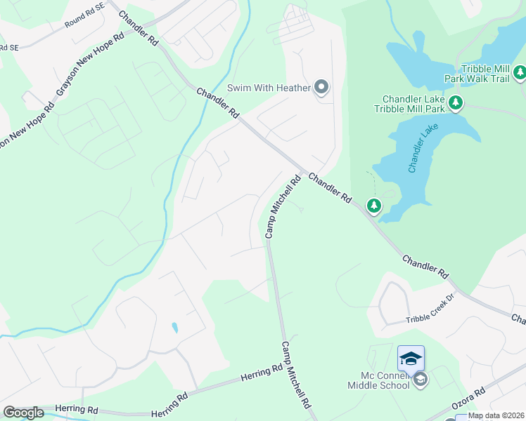 map of restaurants, bars, coffee shops, grocery stores, and more near 475 Flowering Trail in Grayson