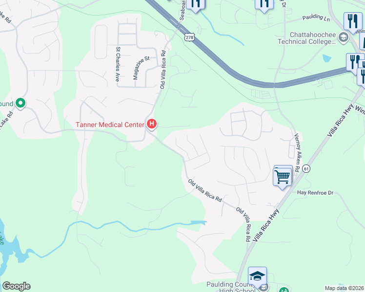 map of restaurants, bars, coffee shops, grocery stores, and more near 109 Andrews Court in Dallas