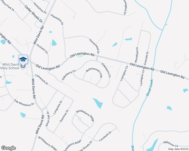 map of restaurants, bars, coffee shops, grocery stores, and more near 112 Trillium Lane in Athens