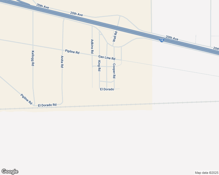 map of restaurants, bars, coffee shops, grocery stores, and more near 61620 El Dorado Road in Palm Springs