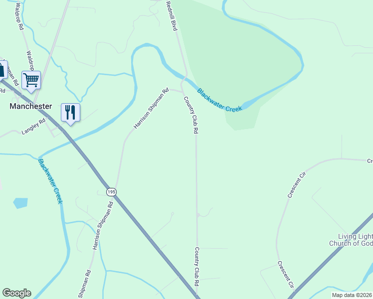 map of restaurants, bars, coffee shops, grocery stores, and more near 636 Country Club Road in Jasper
