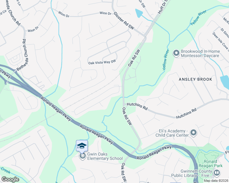 map of restaurants, bars, coffee shops, grocery stores, and more near 3723 Bridge Walk Drive in Lawrenceville