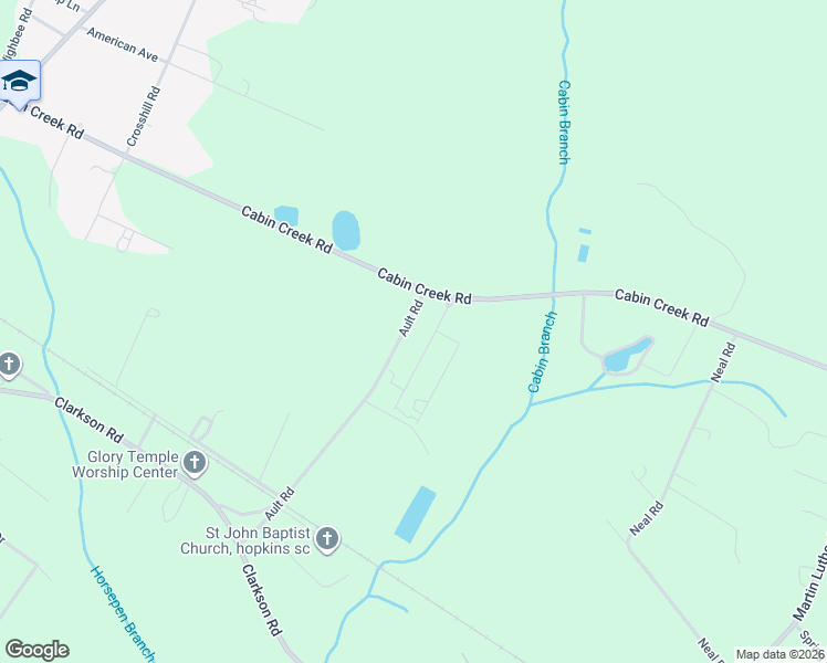 map of restaurants, bars, coffee shops, grocery stores, and more near 207 Ault Road in Hopkins