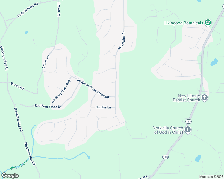map of restaurants, bars, coffee shops, grocery stores, and more near 1032 Woodwind Dr in Rockmart