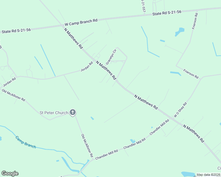 map of restaurants, bars, coffee shops, grocery stores, and more near 1317 North Matthews Road in Lake City