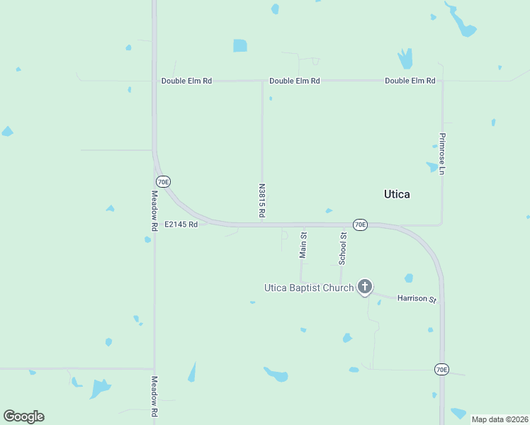 map of restaurants, bars, coffee shops, grocery stores, and more near 38 N3815 Road in Bokchito