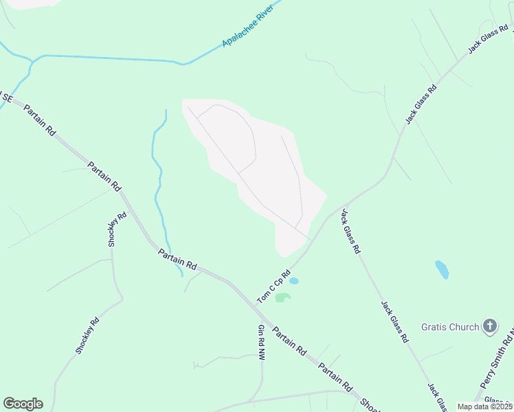 map of restaurants, bars, coffee shops, grocery stores, and more near 1418 Apalachee Falls Road in Monroe