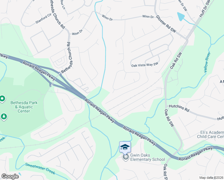 map of restaurants, bars, coffee shops, grocery stores, and more near 650 Heathgate Drive Southwest in Lawrenceville