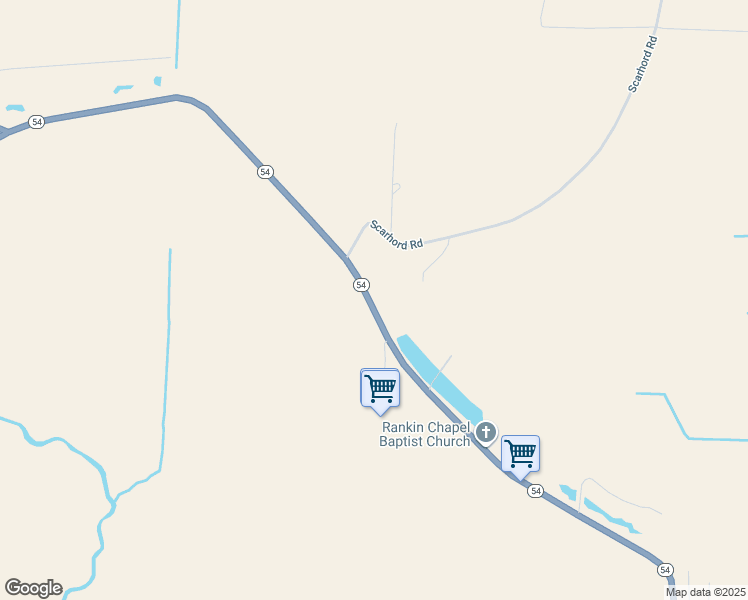 map of restaurants, bars, coffee shops, grocery stores, and more near 245 Weems Road in Dumas