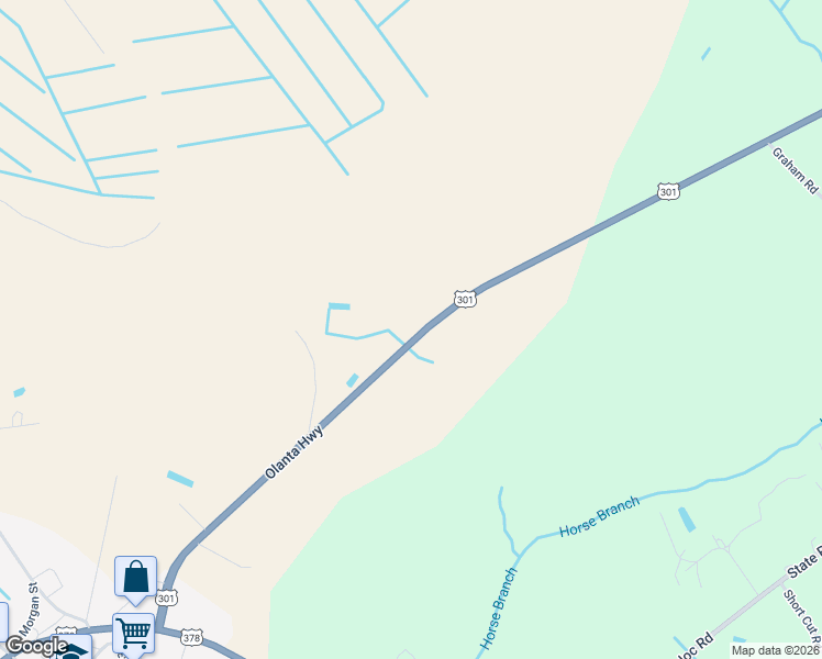 map of restaurants, bars, coffee shops, grocery stores, and more near 1969 Olanta Highway in Turbeville