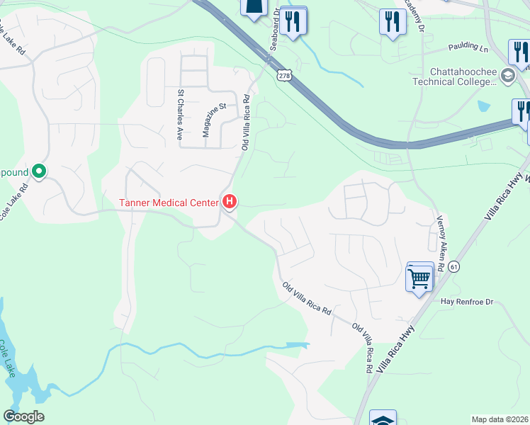 map of restaurants, bars, coffee shops, grocery stores, and more near 123 Rockefeller Lane in Dallas