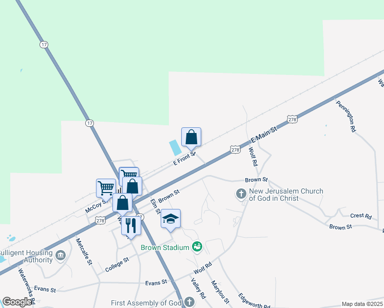 525 East Front Street, Sulligent AL Walk Score