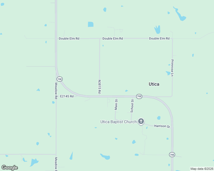 map of restaurants, bars, coffee shops, grocery stores, and more near 38-192 N3815 Road in Bokchito