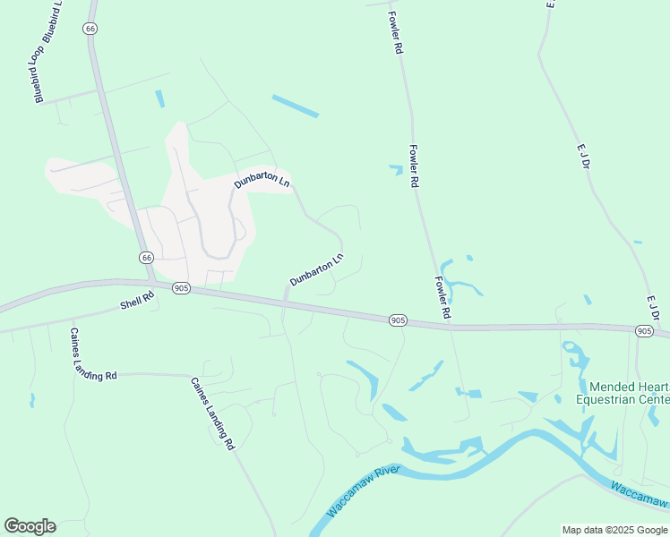 map of restaurants, bars, coffee shops, grocery stores, and more near 140 Dunbarton Lane in Conway