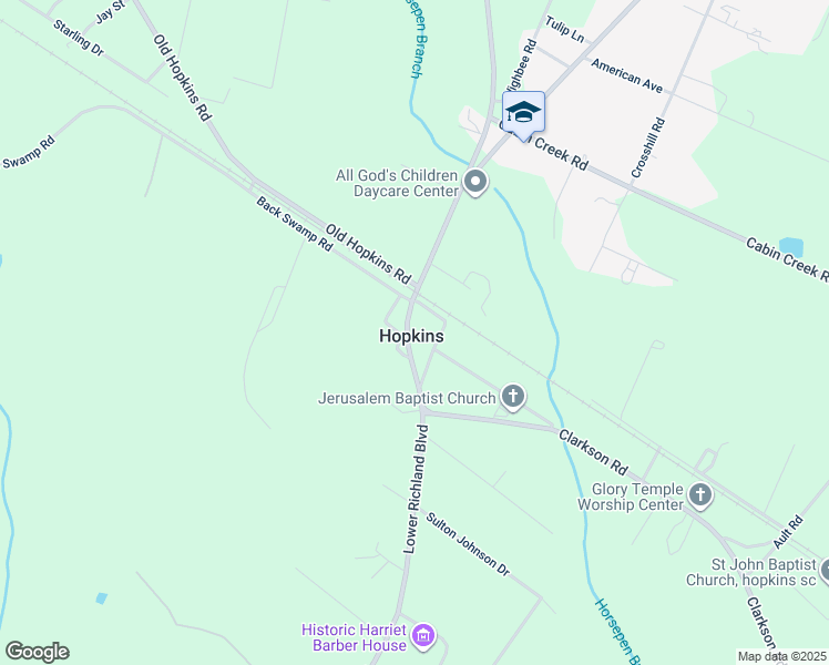 map of restaurants, bars, coffee shops, grocery stores, and more near in Hopkins