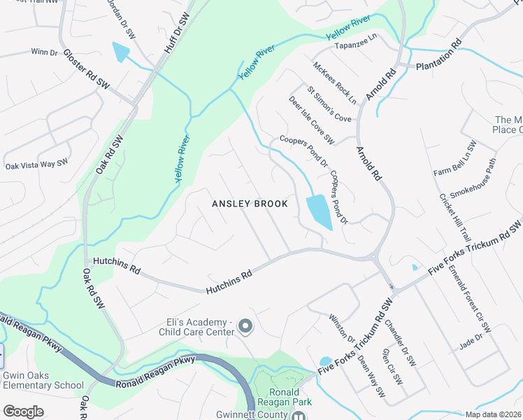 map of restaurants, bars, coffee shops, grocery stores, and more near 426 Ridgedale Way in Lawrenceville