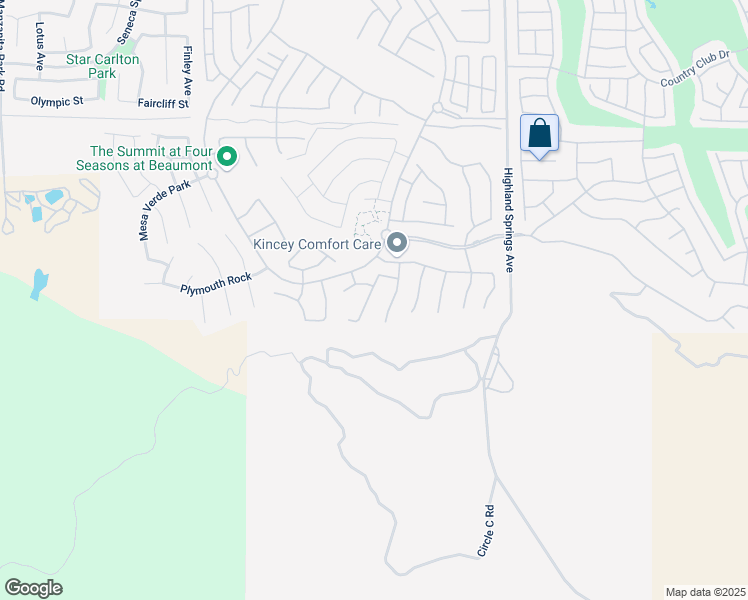 map of restaurants, bars, coffee shops, grocery stores, and more near 464 Whitney Peak in Beaumont