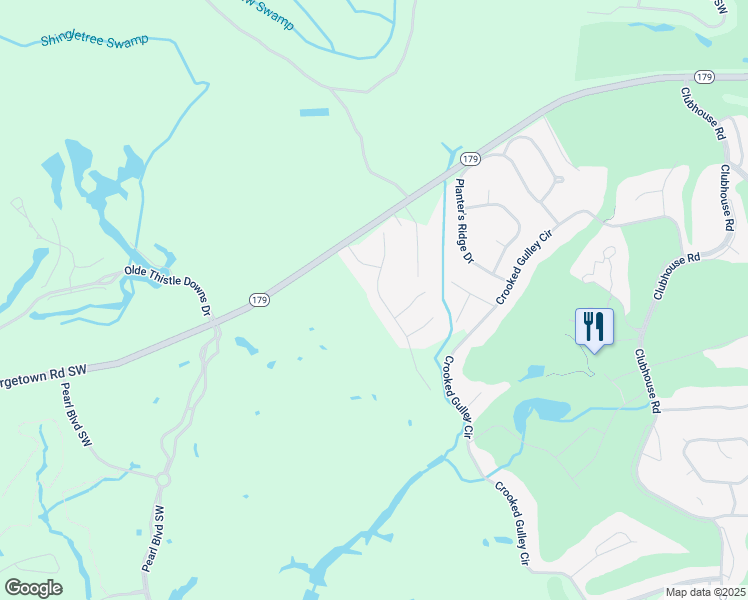 map of restaurants, bars, coffee shops, grocery stores, and more near 1097 Sea Bourne Way in Sunset Beach