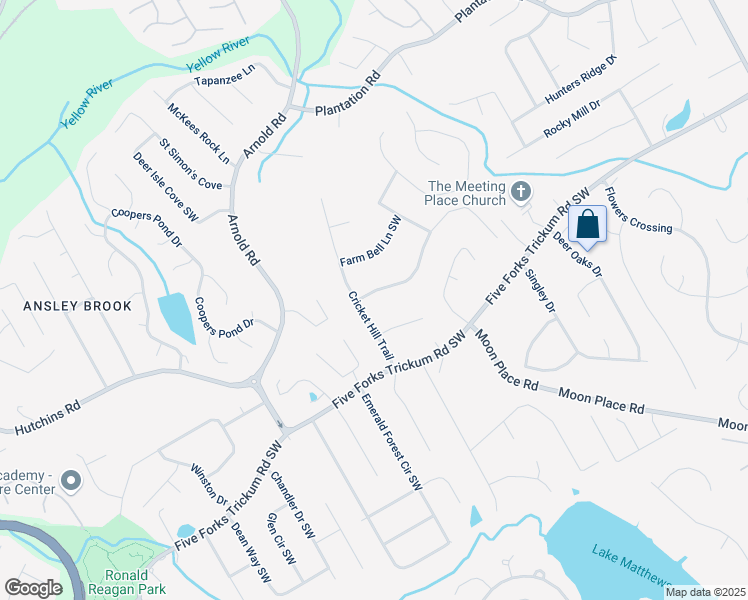 map of restaurants, bars, coffee shops, grocery stores, and more near 2382 Smokehouse Path in Lawrenceville