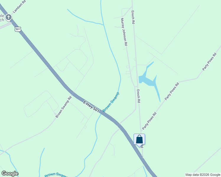 map of restaurants, bars, coffee shops, grocery stores, and more near 4852 U.S. 501 in Conway