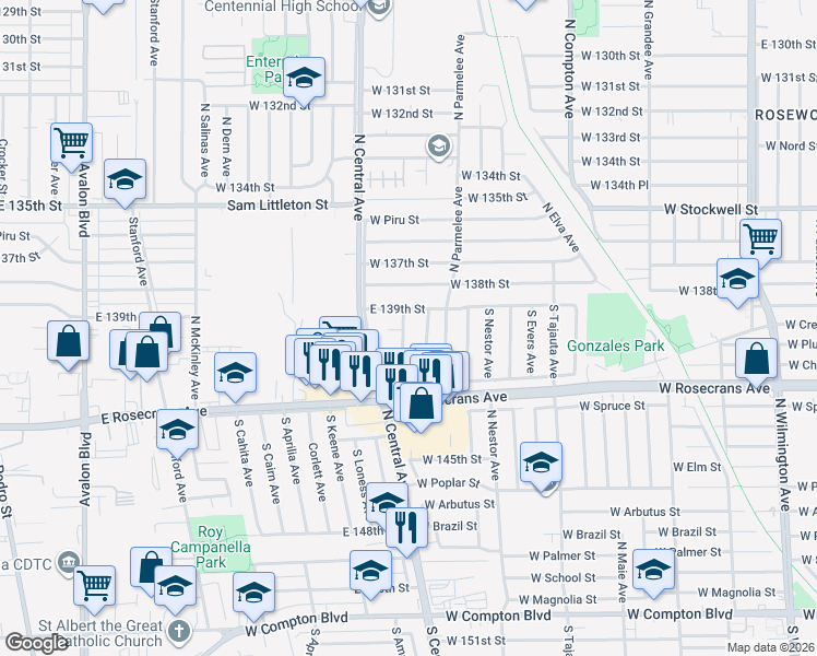 Walk Score Detail Map