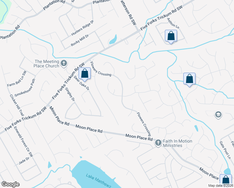 map of restaurants, bars, coffee shops, grocery stores, and more near 820 Providence Drive in Lawrenceville