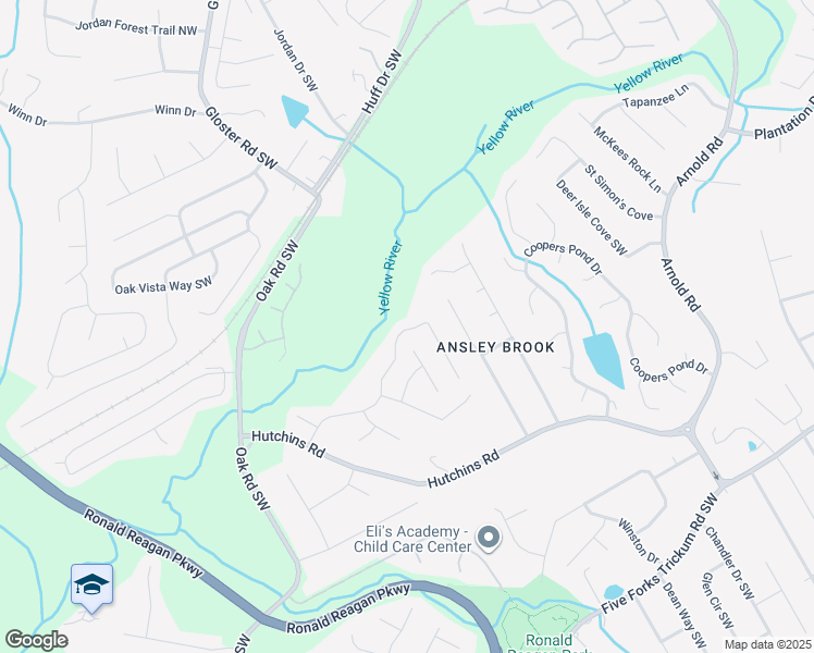 map of restaurants, bars, coffee shops, grocery stores, and more near 2659 Longacre Park Way in Lawrenceville