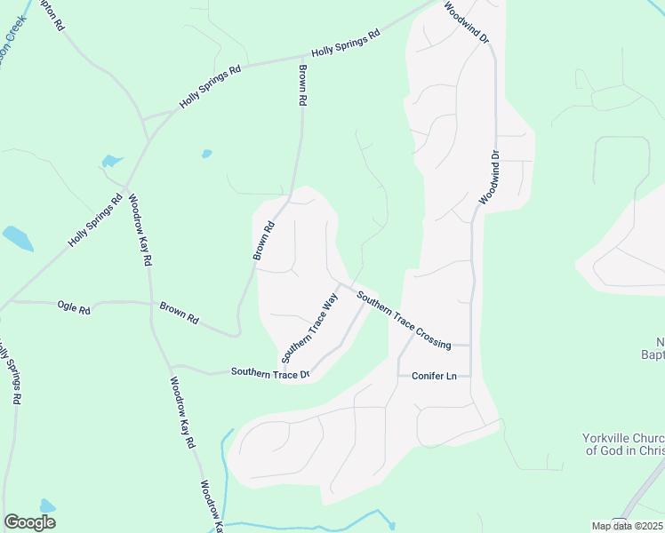 map of restaurants, bars, coffee shops, grocery stores, and more near 121 Southern Trace Crossing in Rockmart
