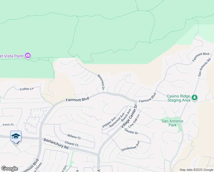 map of restaurants, bars, coffee shops, grocery stores, and more near 3735 Cypress Lane in Yorba Linda