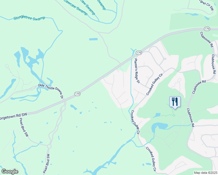 map of restaurants, bars, coffee shops, grocery stores, and more near 1089 Sea Bourne Way in Sunset Beach