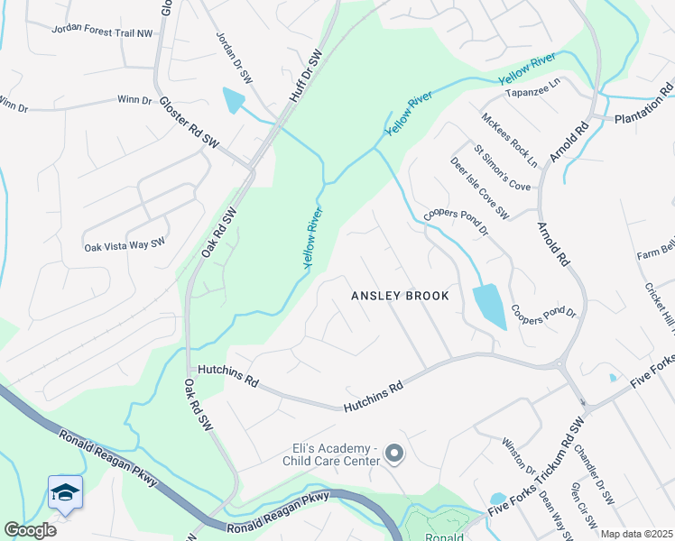map of restaurants, bars, coffee shops, grocery stores, and more near 2659 Longacre Park Way in Lawrenceville
