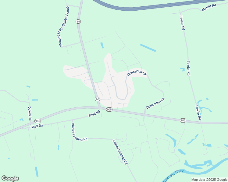 map of restaurants, bars, coffee shops, grocery stores, and more near 319 Dunbarton Lane in Conway