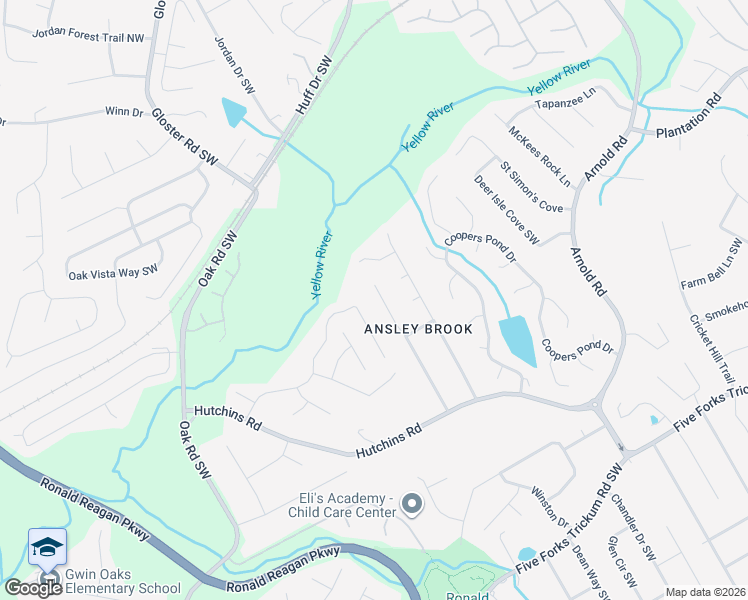 map of restaurants, bars, coffee shops, grocery stores, and more near 334 Ansley Brook Drive in Lawrenceville