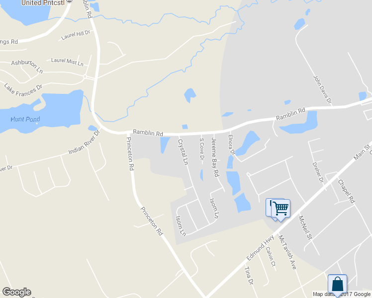 map of restaurants, bars, coffee shops, grocery stores, and more near 1710 Crystal Lane in West Columbia