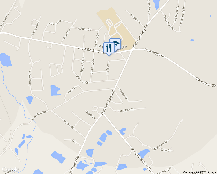 map of restaurants, bars, coffee shops, grocery stores, and more near 651 Dogwood Road in West Columbia