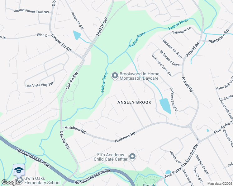 map of restaurants, bars, coffee shops, grocery stores, and more near 334 Ansley Brook Drive in Lawrenceville