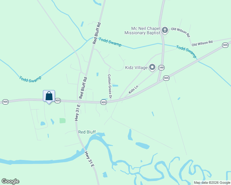 map of restaurants, bars, coffee shops, grocery stores, and more near 608 Blue Daisy Court in Loris