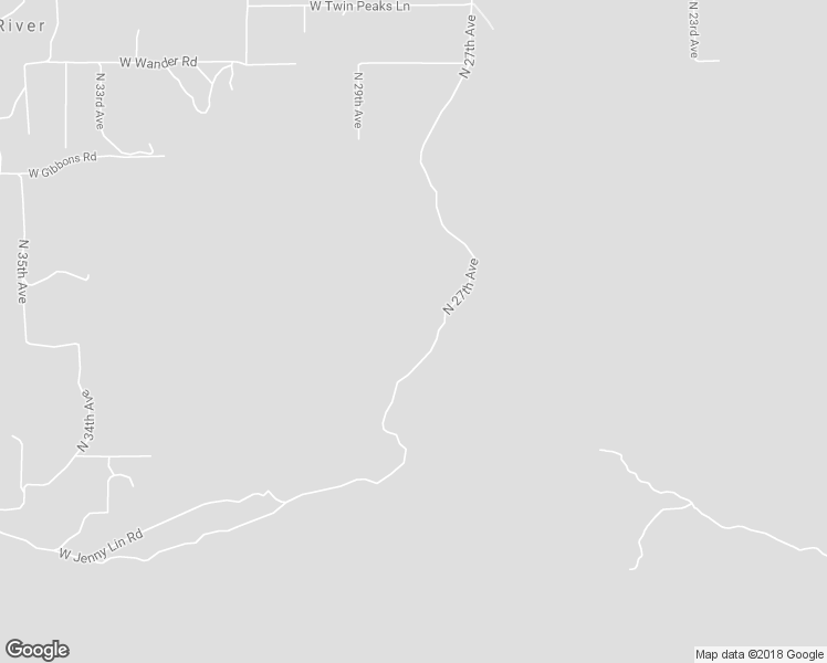 map of restaurants, bars, coffee shops, grocery stores, and more near 45466 North 27th Avenue in New River
