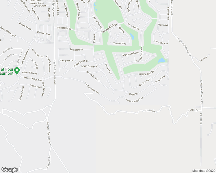 map of restaurants, bars, coffee shops, grocery stores, and more near 2513 Wailea Beach Drive in Banning