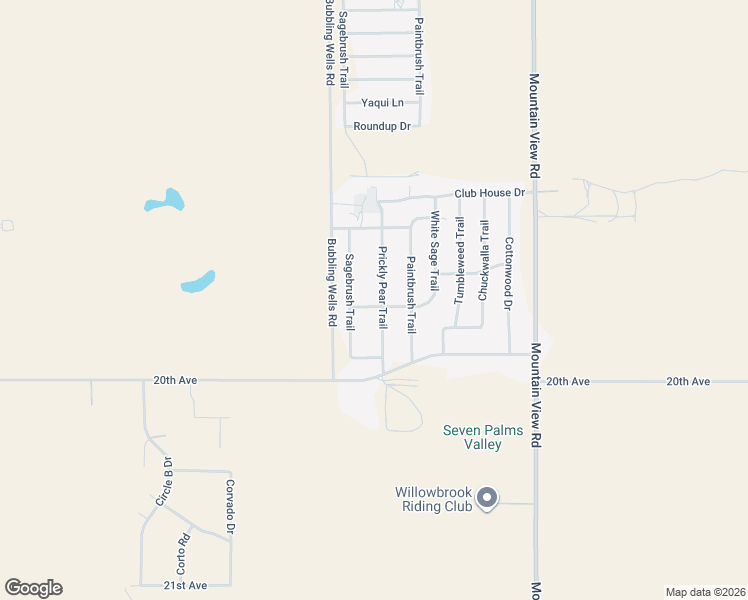 map of restaurants, bars, coffee shops, grocery stores, and more near 19591 Prickly Pear Trail in Desert Hot Springs