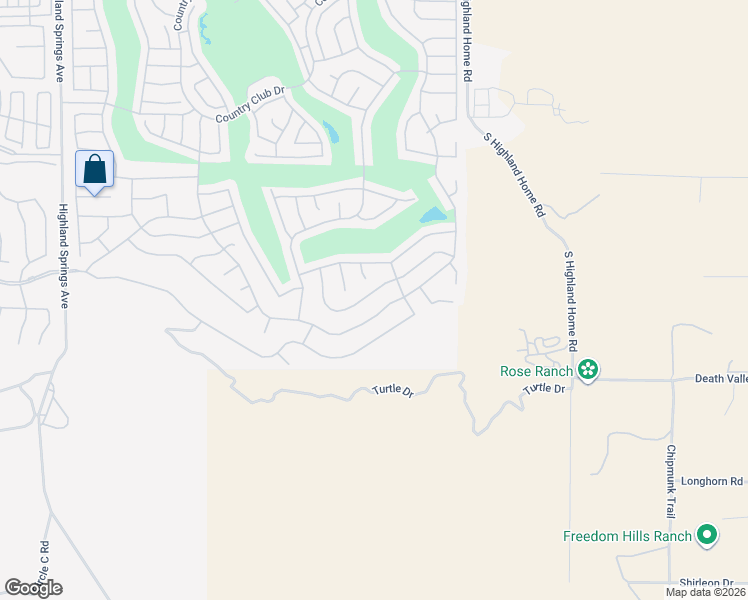 map of restaurants, bars, coffee shops, grocery stores, and more near 5089 Rio Bravo Drive in Banning
