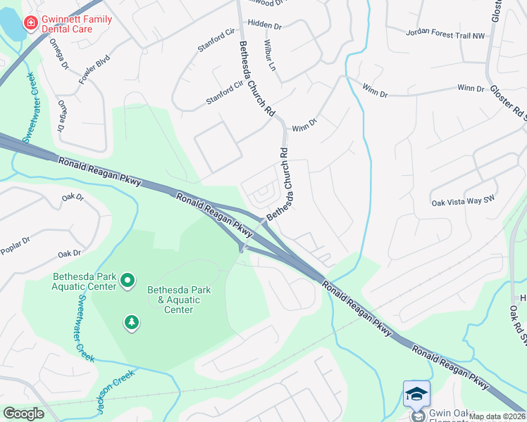 map of restaurants, bars, coffee shops, grocery stores, and more near 3567 Hidden Valley Circle in Lawrenceville