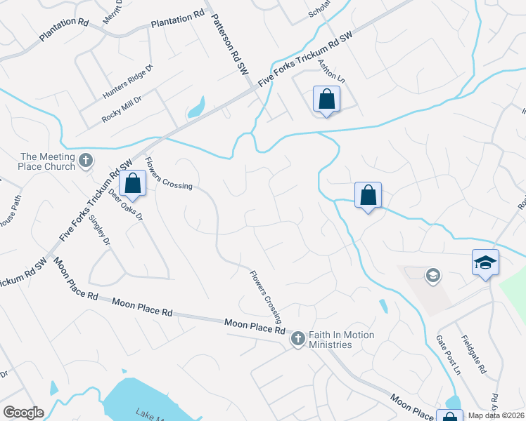 map of restaurants, bars, coffee shops, grocery stores, and more near 732 Altman Court in Lawrenceville