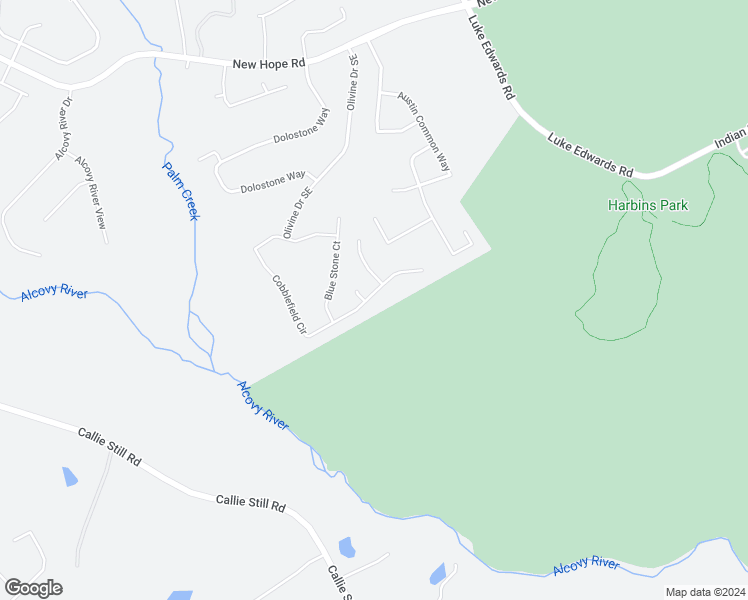 map of restaurants, bars, coffee shops, grocery stores, and more near Blue Stone Ct in Dacula