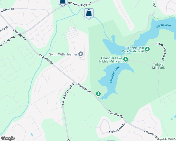 map of restaurants, bars, coffee shops, grocery stores, and more near 705 Harbor Bay Drive in Lawrenceville