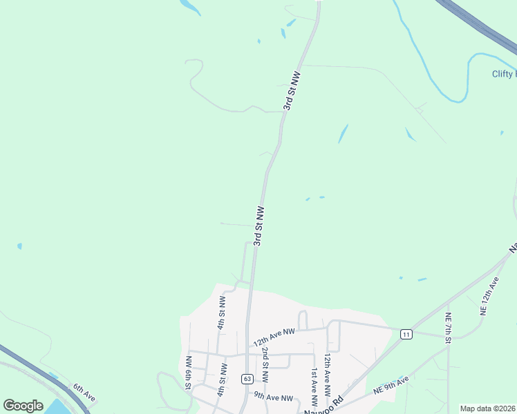 map of restaurants, bars, coffee shops, grocery stores, and more near NW 3rd St in Carbon Hill