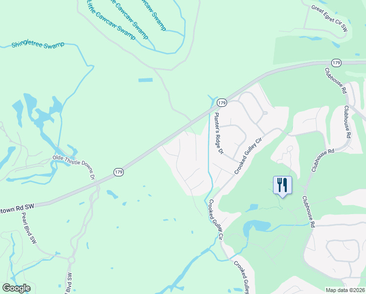 map of restaurants, bars, coffee shops, grocery stores, and more near 1056 Sea Bourne Way in Sunset Beach