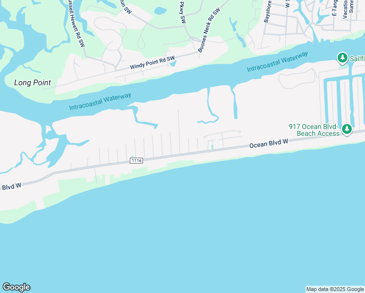 map of restaurants, bars, coffee shops, grocery stores, and more near 108 Seagull Drive in Holden Beach
