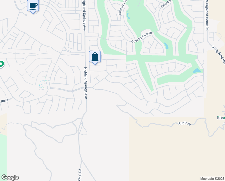 map of restaurants, bars, coffee shops, grocery stores, and more near 2306 Wailea Beach Drive in Banning