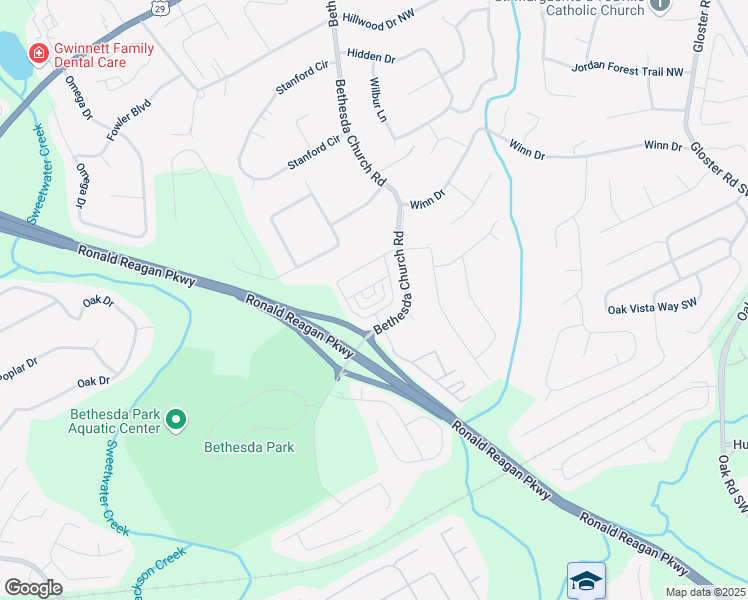 map of restaurants, bars, coffee shops, grocery stores, and more near 3320 Reagan Way in Lawrenceville